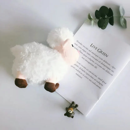 Export Korea Market High Quality Long plush Sheep Stuffed Animal Plush simulation Lamb Doll Toys for Children Room Decor Present