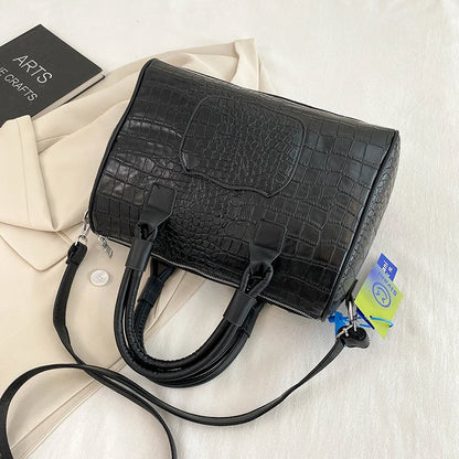 Women Bag New Trend Alligator Bag for Women Fashion Large Capacity Messenger PU Leather Crossbody Female Luxury Brand Handbag