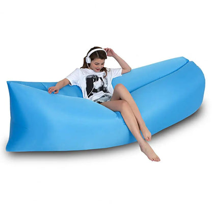 Air Sofa Versatile Sleeping Bag Inflatable Air Lazy Sofa Foldable Sofa Chair Fashion Manufacturers Lazy Chair for Outdoor