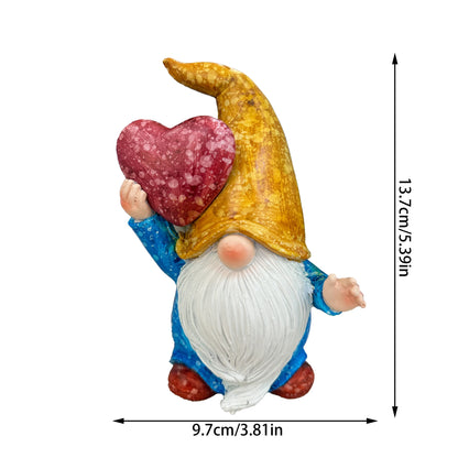 1pc Garden Elf Gnome Resin Sculpture, Outdoor Statue,  For Outdoor Indoor Patio Yard Lawn Porch Ornament Gift