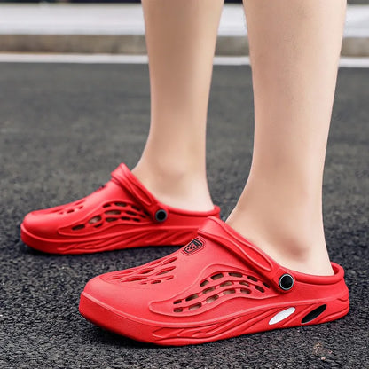 Summer Unisex Clogs Men Sandals Casual EVA Lightweight Outdoor Women Shoes Anti Slip Thick Sole Beach Slides Couple Garden Shoes