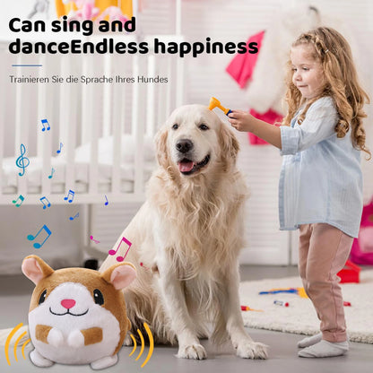 Singing Animal Plush Toy Electric Interactive Toy Talking Electric Interactive Animated Pig Doll Toys For Medium Small Dogs Pets