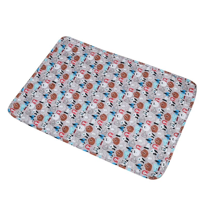 Washable Pet Pee Pad Pet Diaper Mat Reusable Mats for Dogs Dog Bed Urine Washable Dog Training Pad Four Seasons Pet Mat Urine