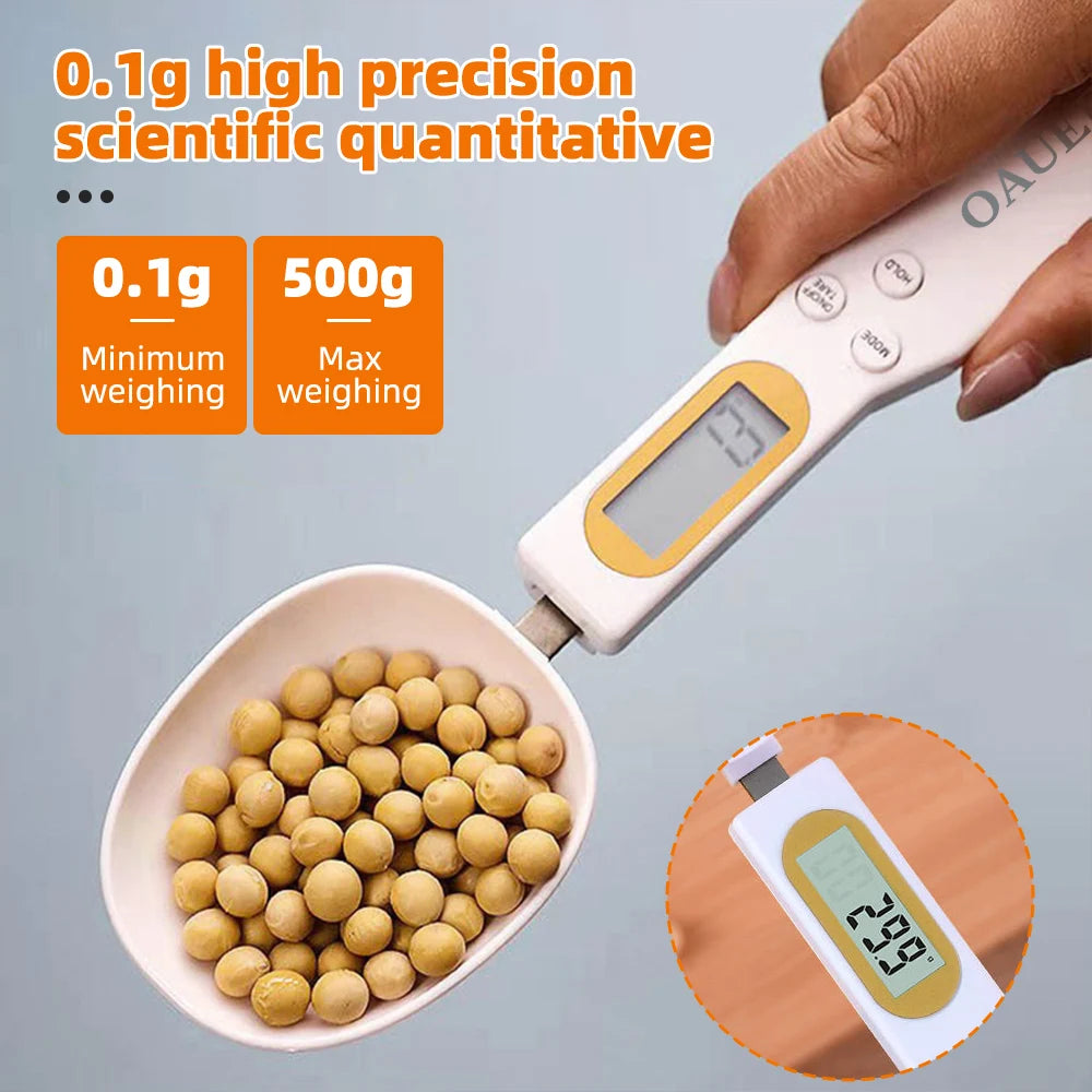 Electronic Kitchen Scale 500g 0.1g LCD Digital Measuring Food Flour Digital Spoon Scale Mini Kitchen Tool for Milk Coffee Scale