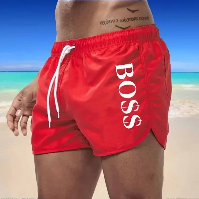 Male Men's Swimming Trunks Bathing Suit Sports Clothes  Summer Beach Shorts Mesh Lined Swimwear Man Board Shorts