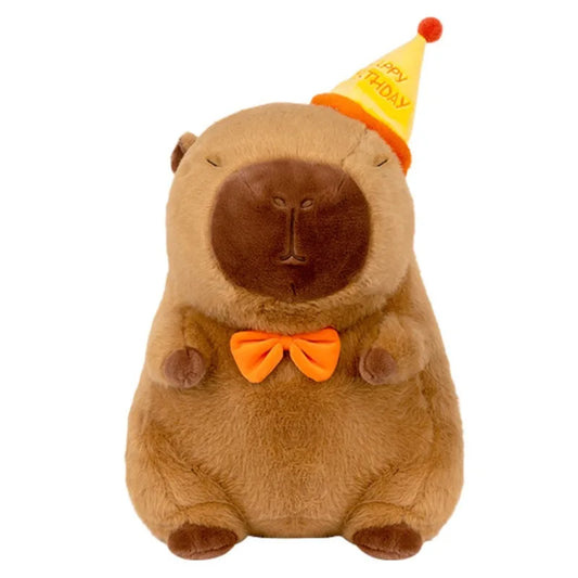 Capybara Plush Doll Cute Capibara Anime Fluffty Toy Kawaii Plushie Happy Birthday Doll Gift for Girl Friend Soft Stuffed Animals